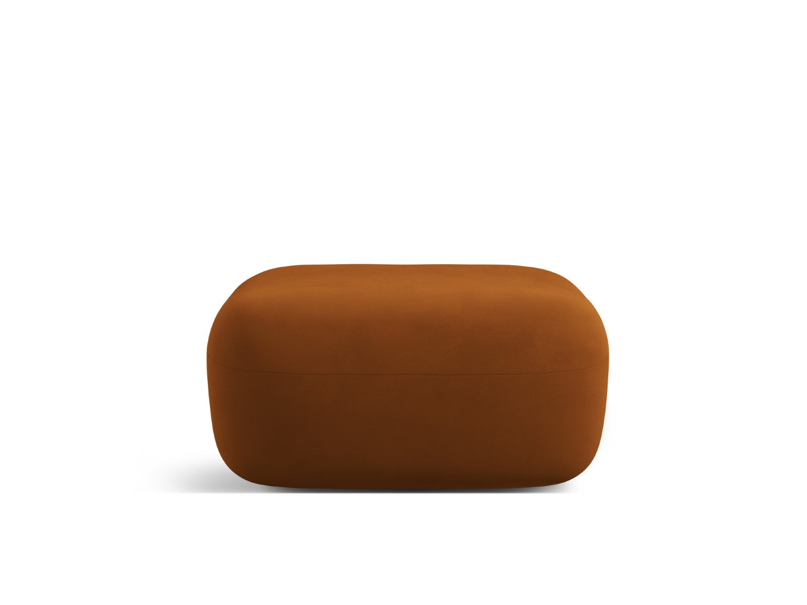 Micadoni Poef Jenny flueel roze - 88x90x40cm