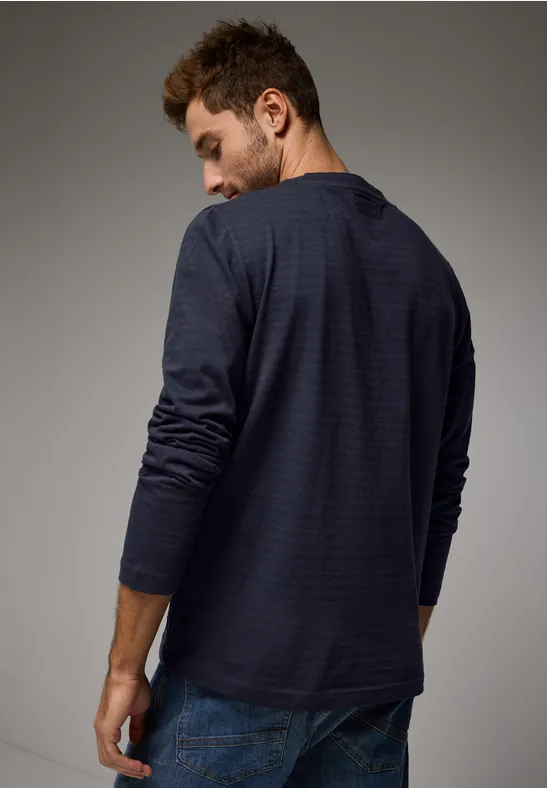 Gestreiftes Langarmshirt