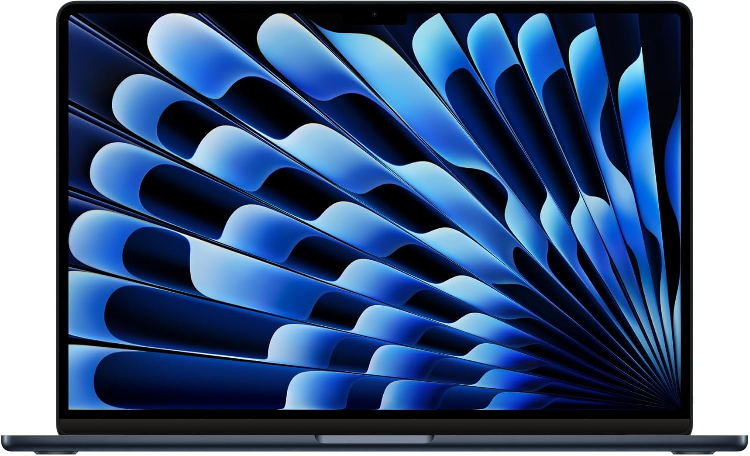 2023 Apple MacBook Air with Apple M2 Chip with 8-Core CPU/10-Core GPU (15-inch  8GB RAM  256GB SSD Storage) (QWERTY English) Midnight (Renewed)