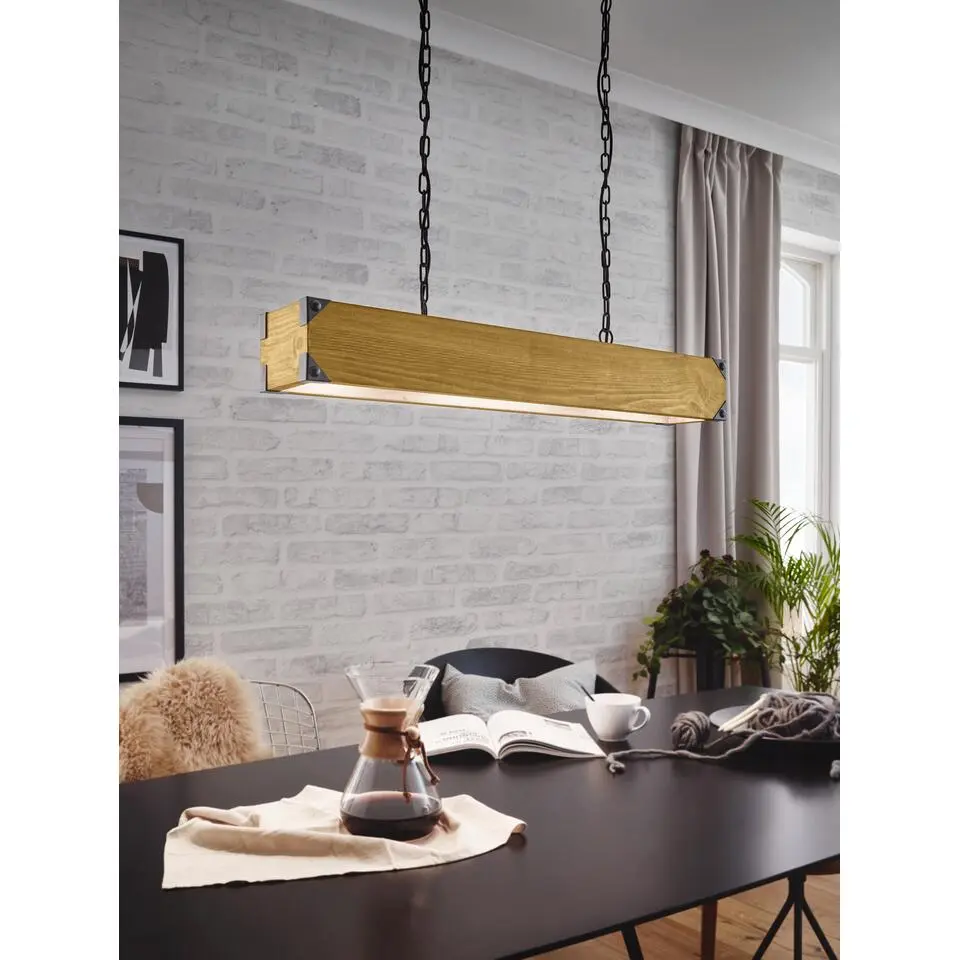 EGLOHarboroughHanglamp-4lichts-E27-Zwart