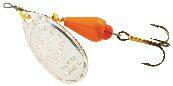 Mepps Aglia BRITE #3 Lure, Silver Blade