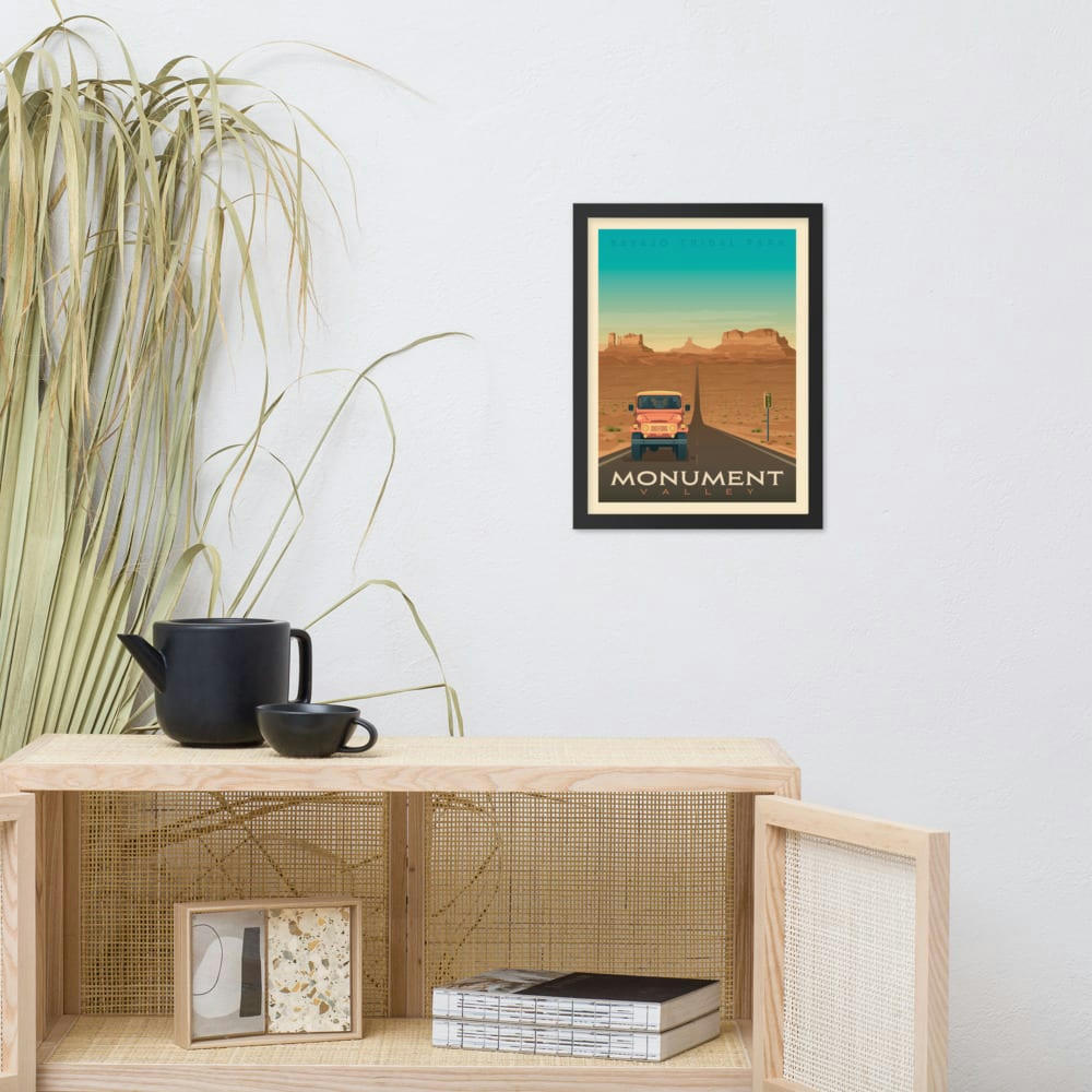 - Affiche Monument Valley  21x29,7 cm