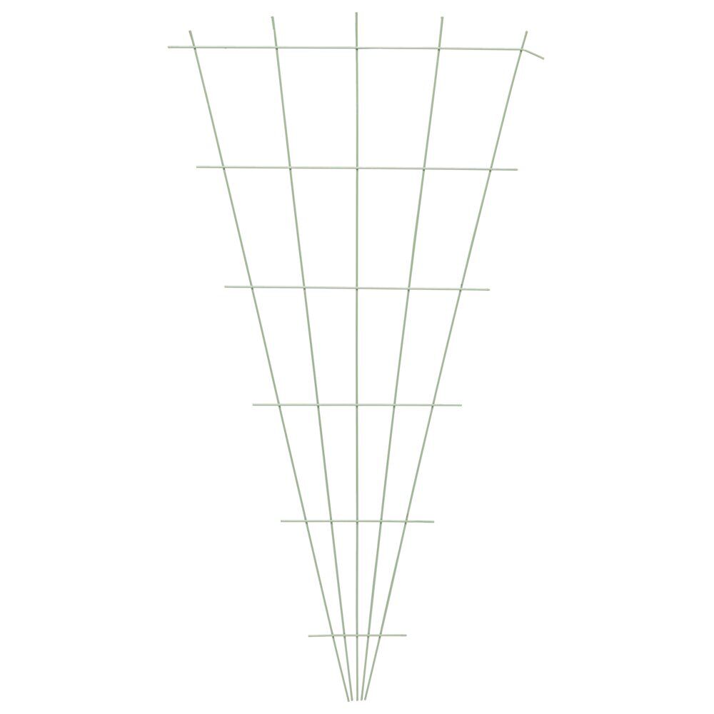 Treillis éventail V métal vert 75xH140cm
