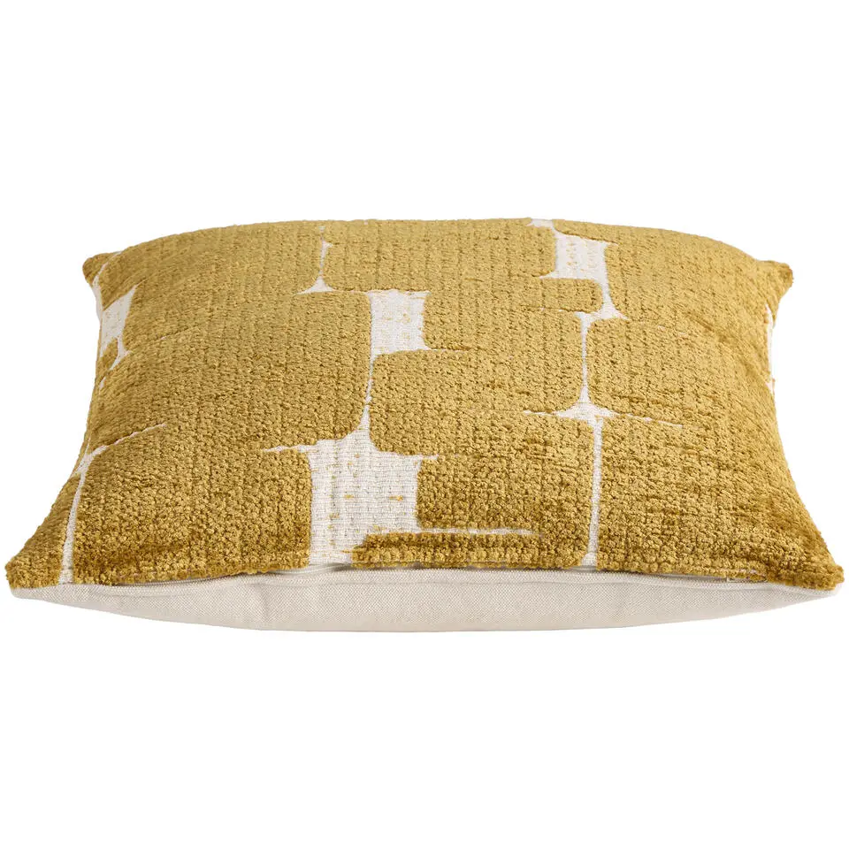 Sierkussen Beau - oker - 45x45 cm