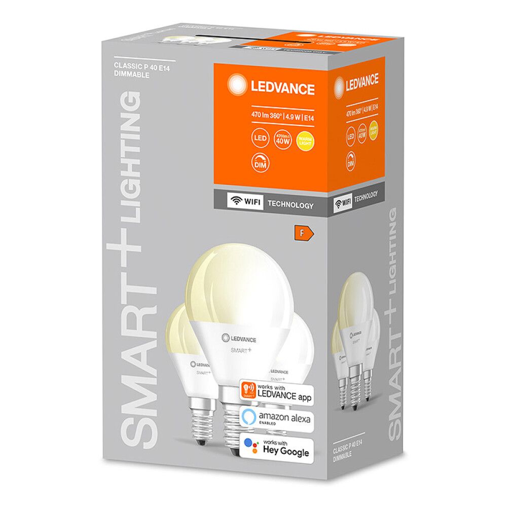 LYSPÆRE LEDVANCE LED SMART  WIFI CLP E14 470LM 4,9W DIMBAR