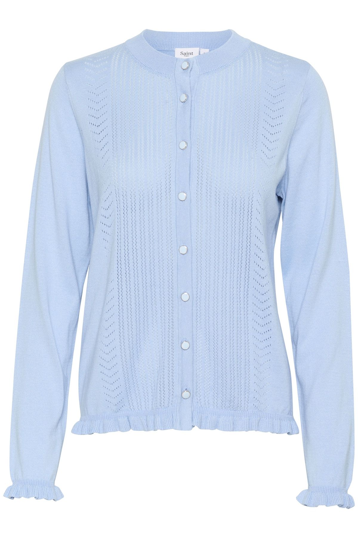 Saint Tropez IlonaSZ Buttons Crew Neck Cardigan