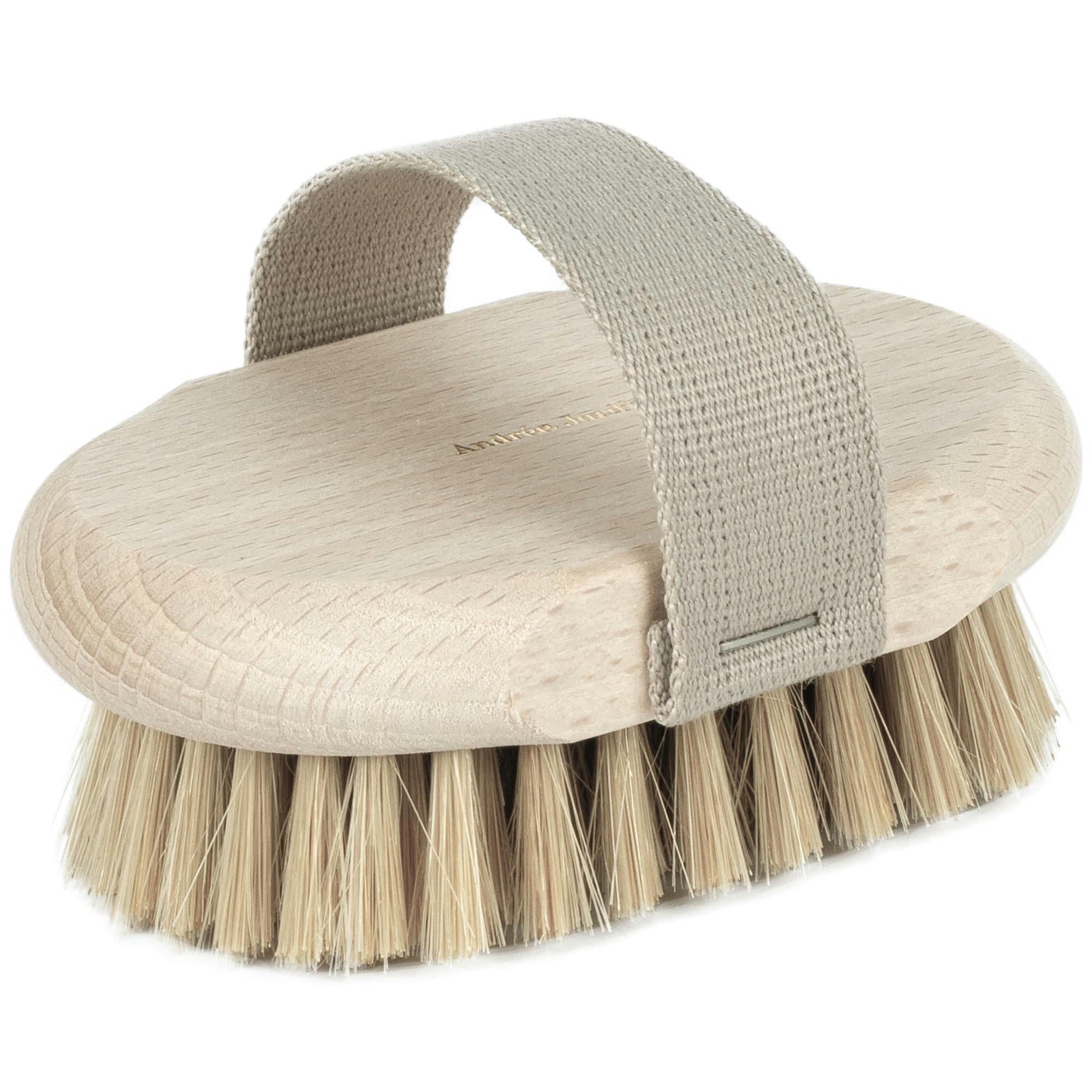 - Brosse de massage et brossage à sec en fibre de soie et bois de hêtre