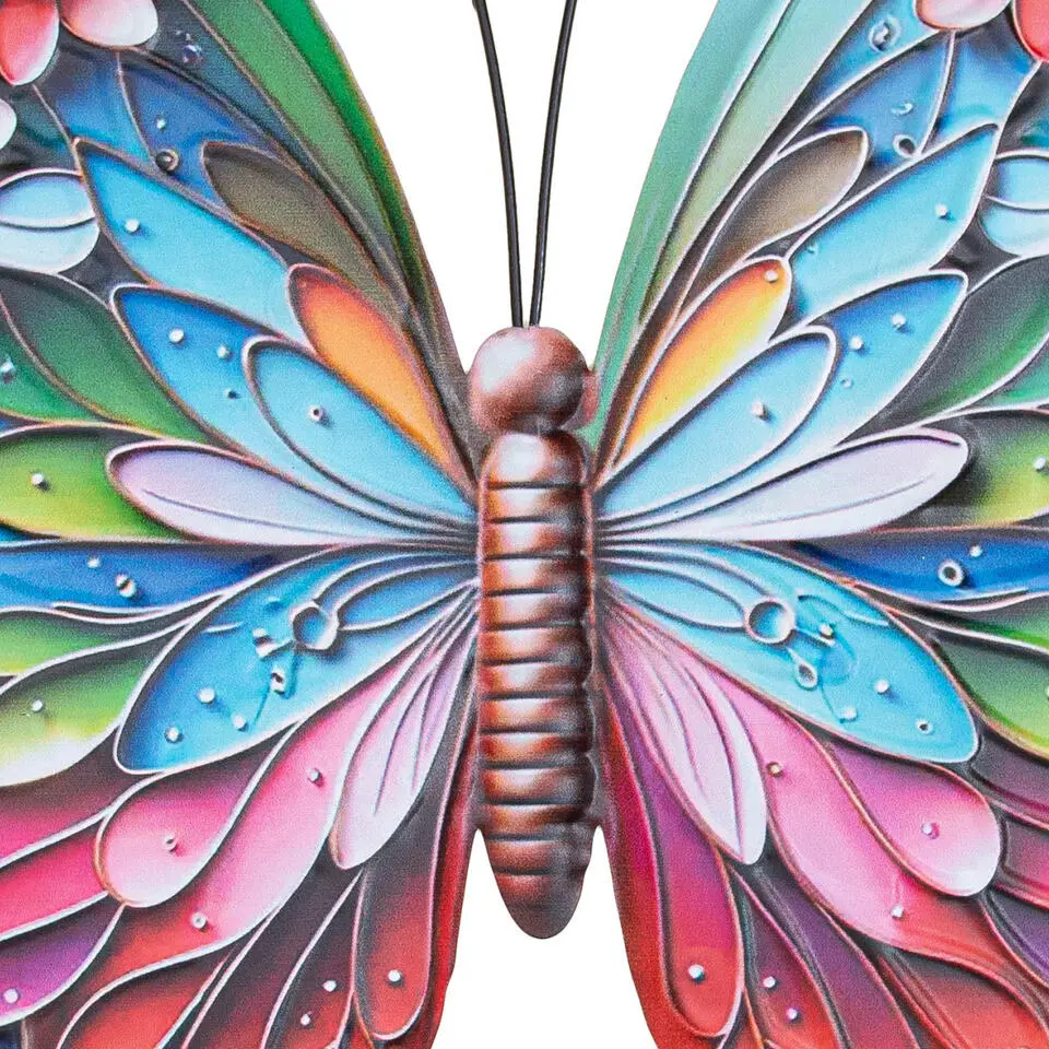Anna's Collection Tuindecoratie vlinder - 46 x 50 cm - metaal