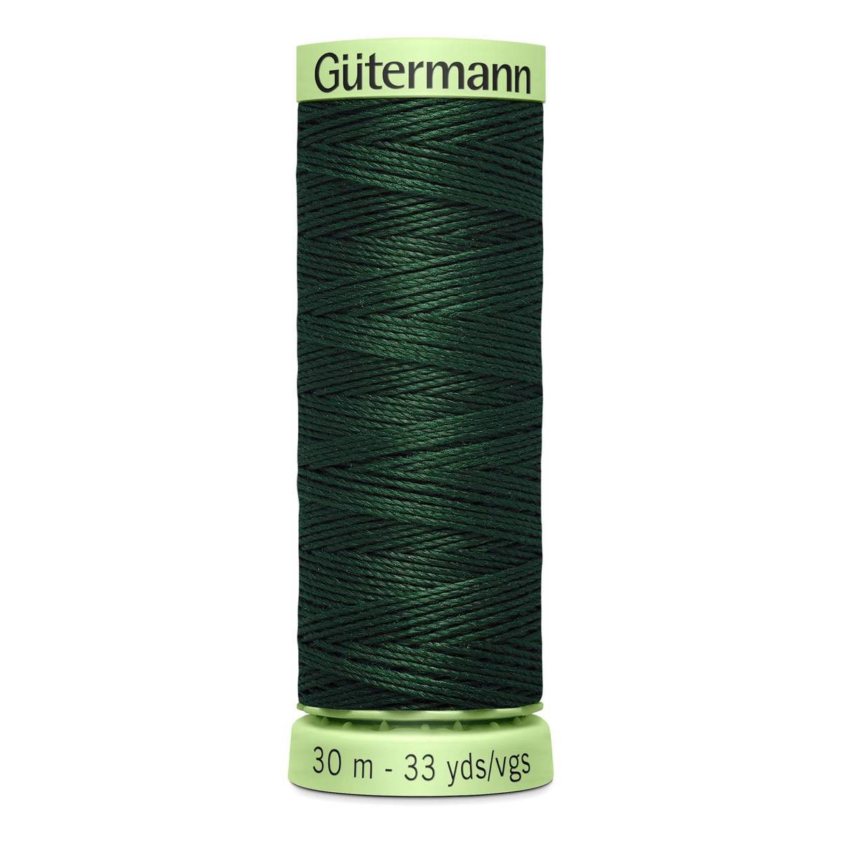 Gutermann Green Top Stitch Thread 30m (472)