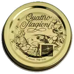 Quattro Stagioni Regular Mouth Replacement Sealing Lids for Mason Jars, 2-pk