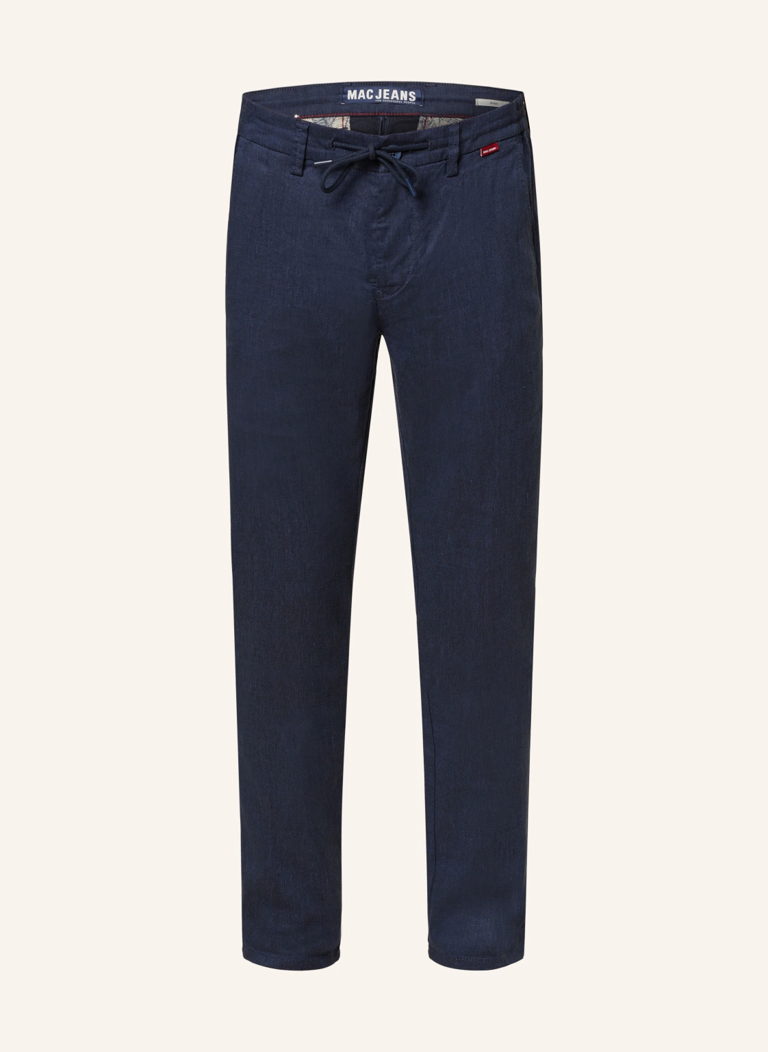 MAC Hose LENNOX im Jogging-Stil Modern Fit mit Leinen