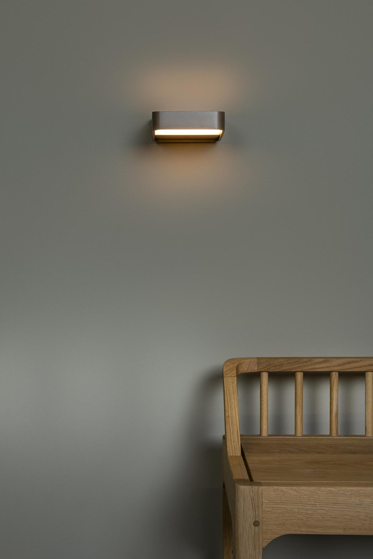 Lucide wandlamp SILVI - Geïntegreerde LED - Koffie