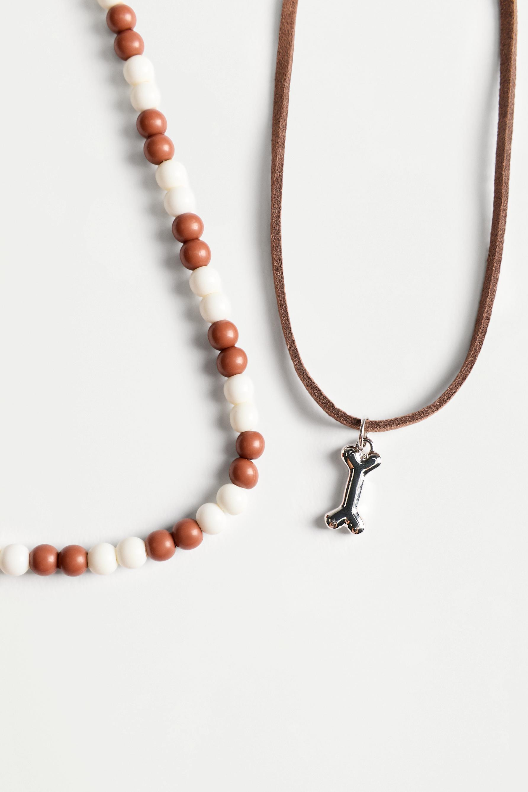 Collar doble hueso