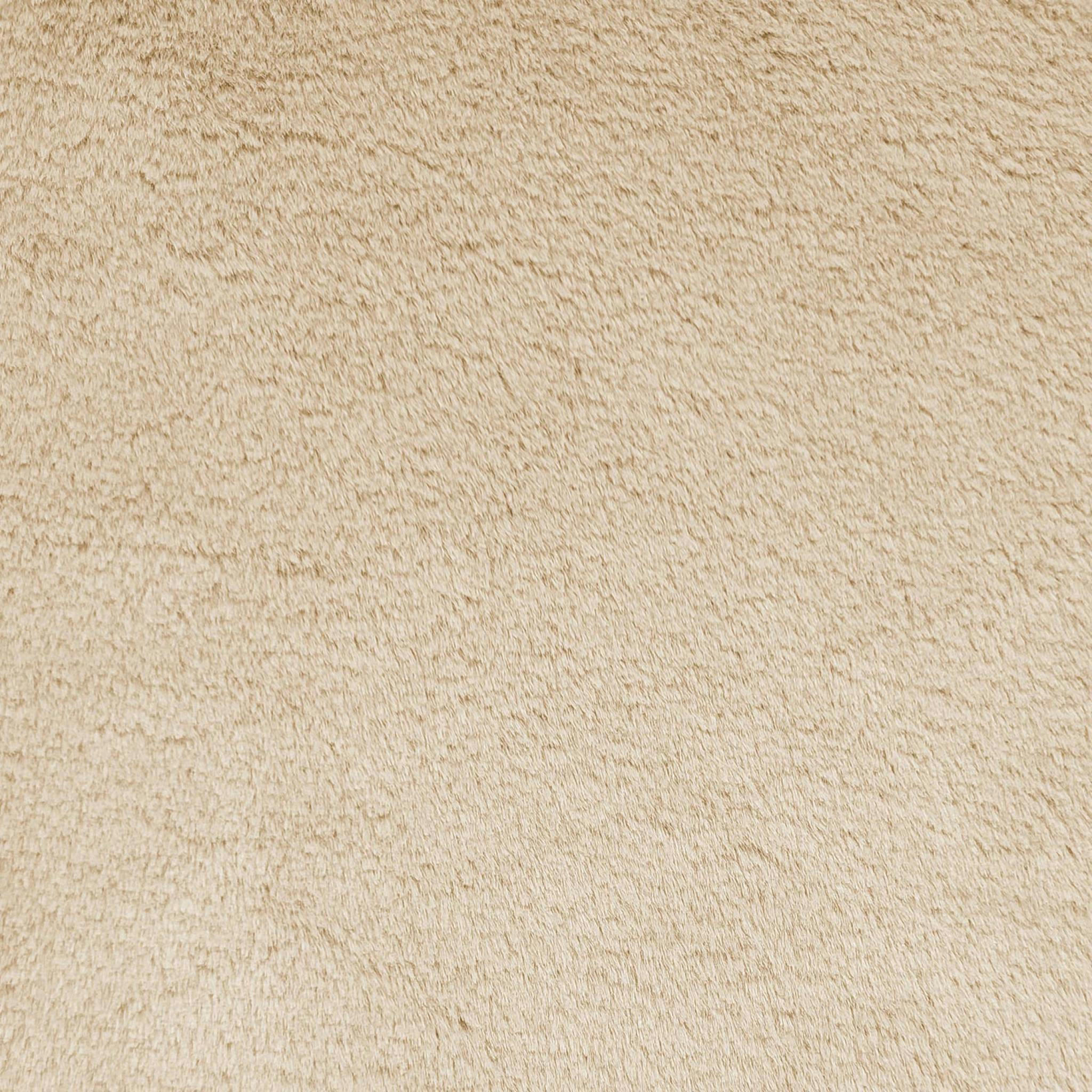 LAPONIE - Plaid fausse fourrure beige 160 x 230cm