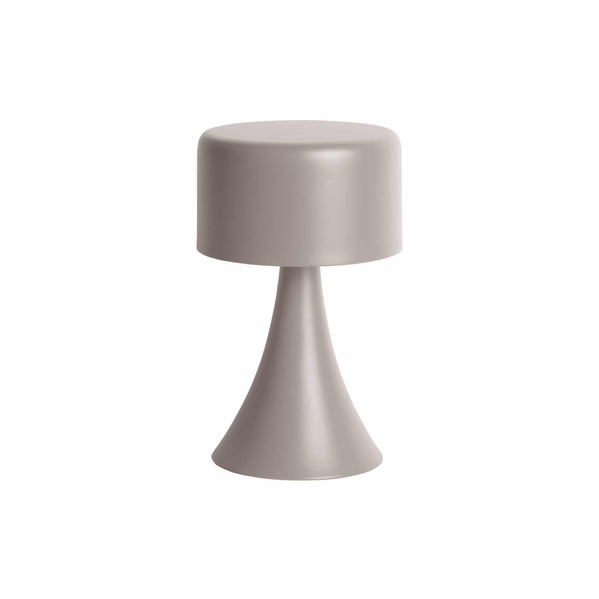 Leitmotiv tafellamp Nora LED - grijs - Ø12.5cm