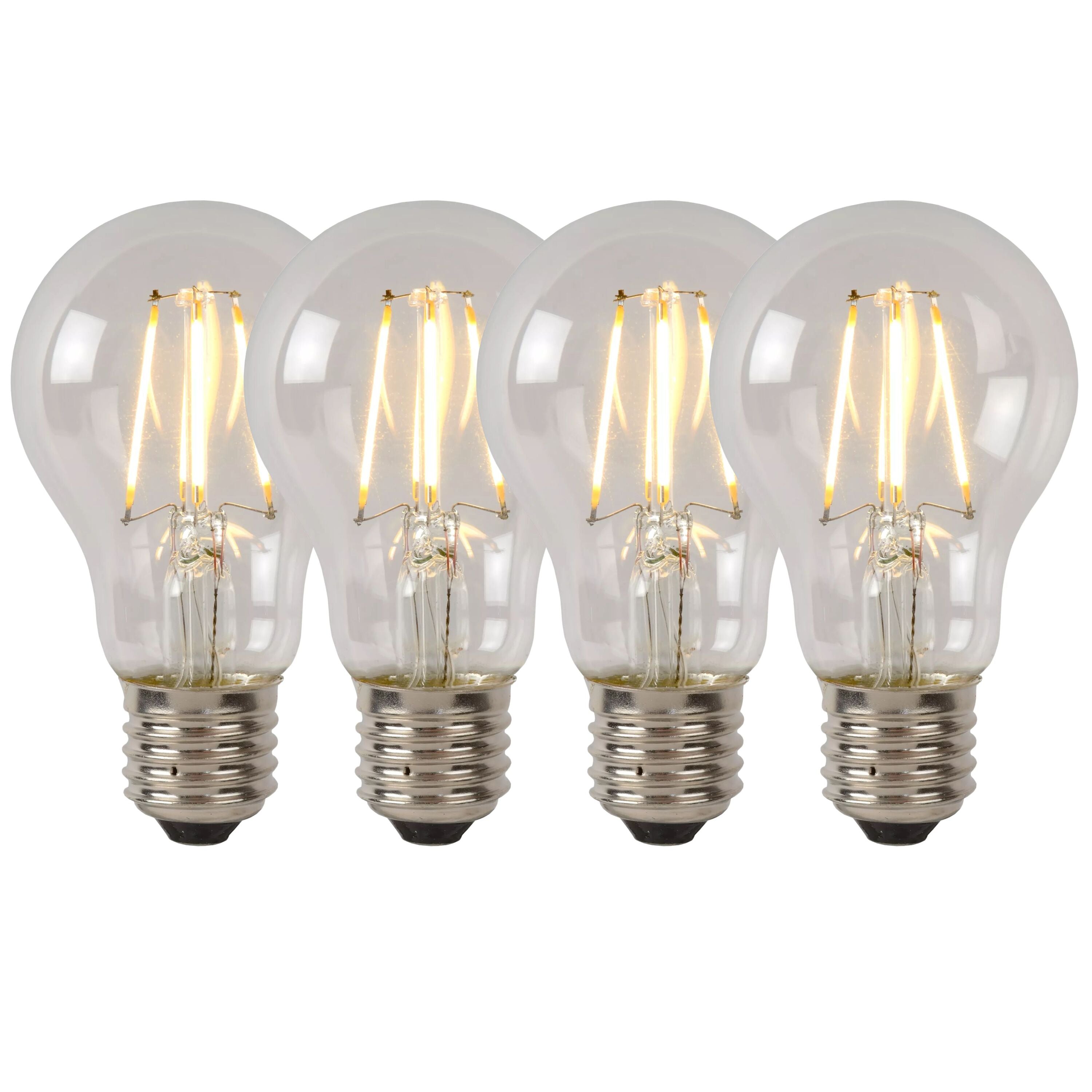 Lucide A60 Class B Filament lamp - Transparant (set van 4)