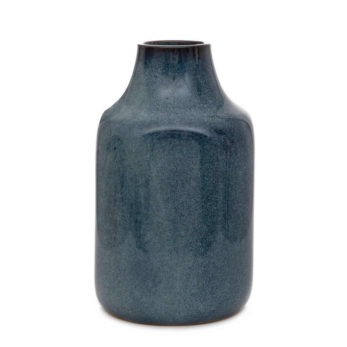 Wazon RUFUS ceramiczny granatowy 13x13x22 cm HOMLA