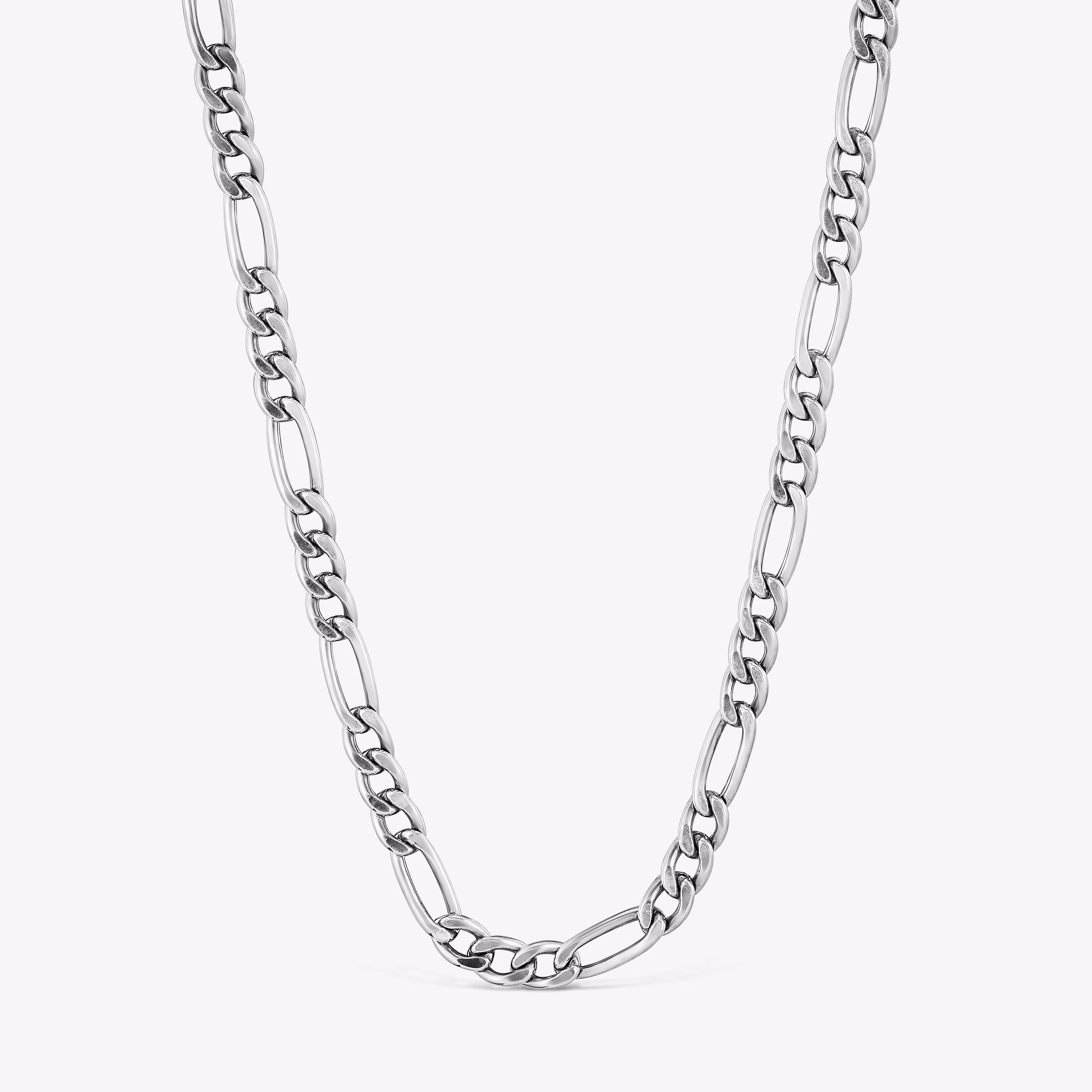 Collar corto cadena barbada de plata envejecida TOUS Man