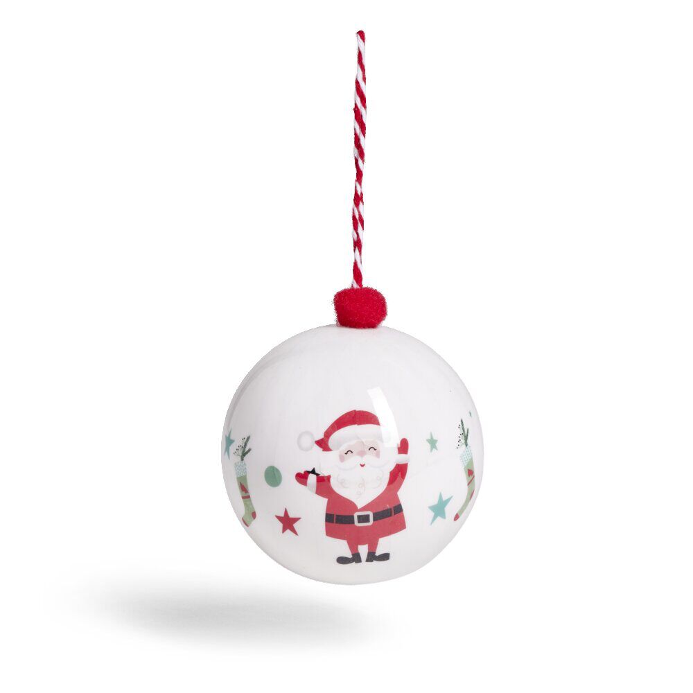 Boule de No&euml;l motif traditionnel - 3 modèles