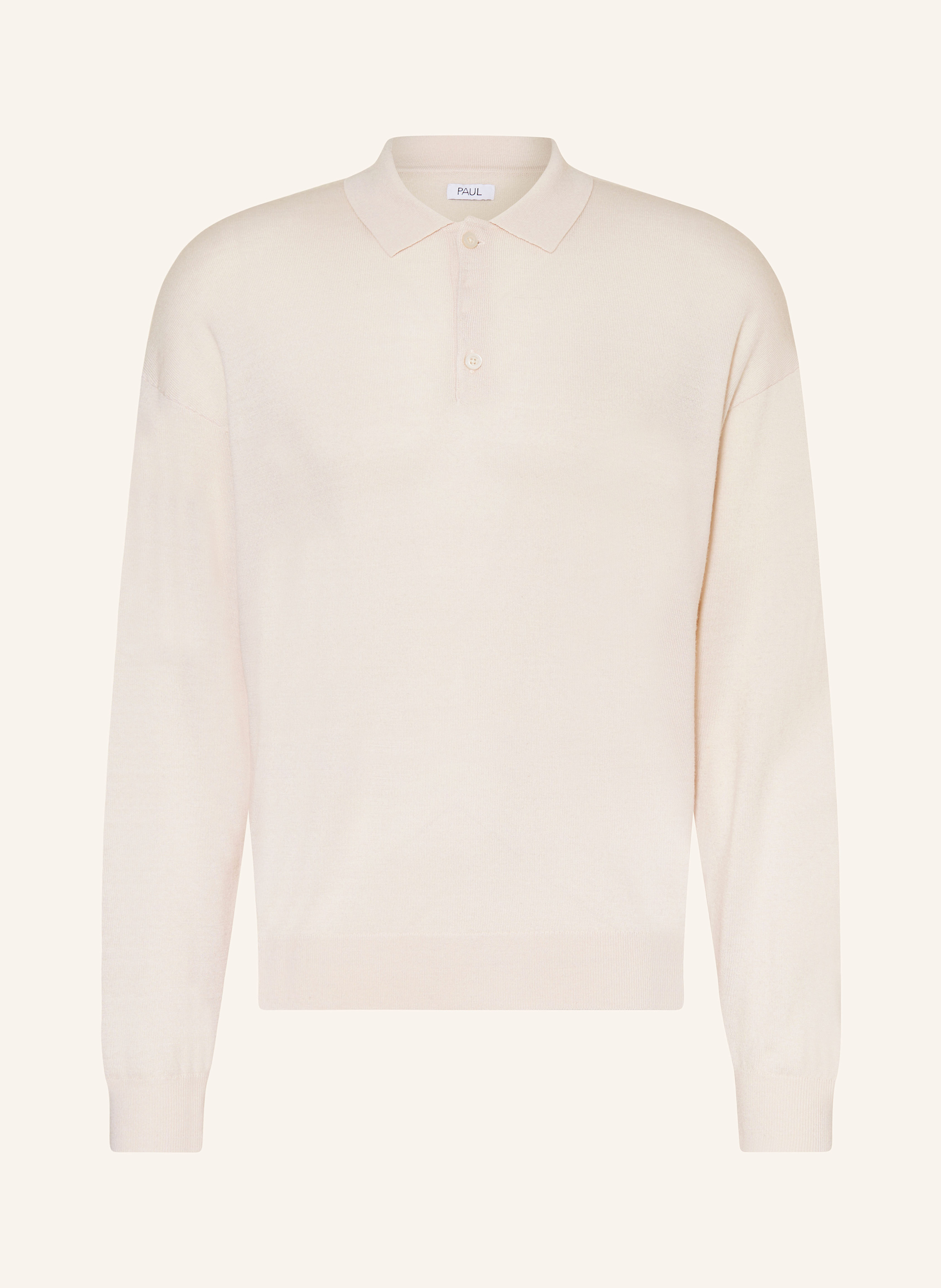 PAUL Strick-Poloshirt aus Merinowolle