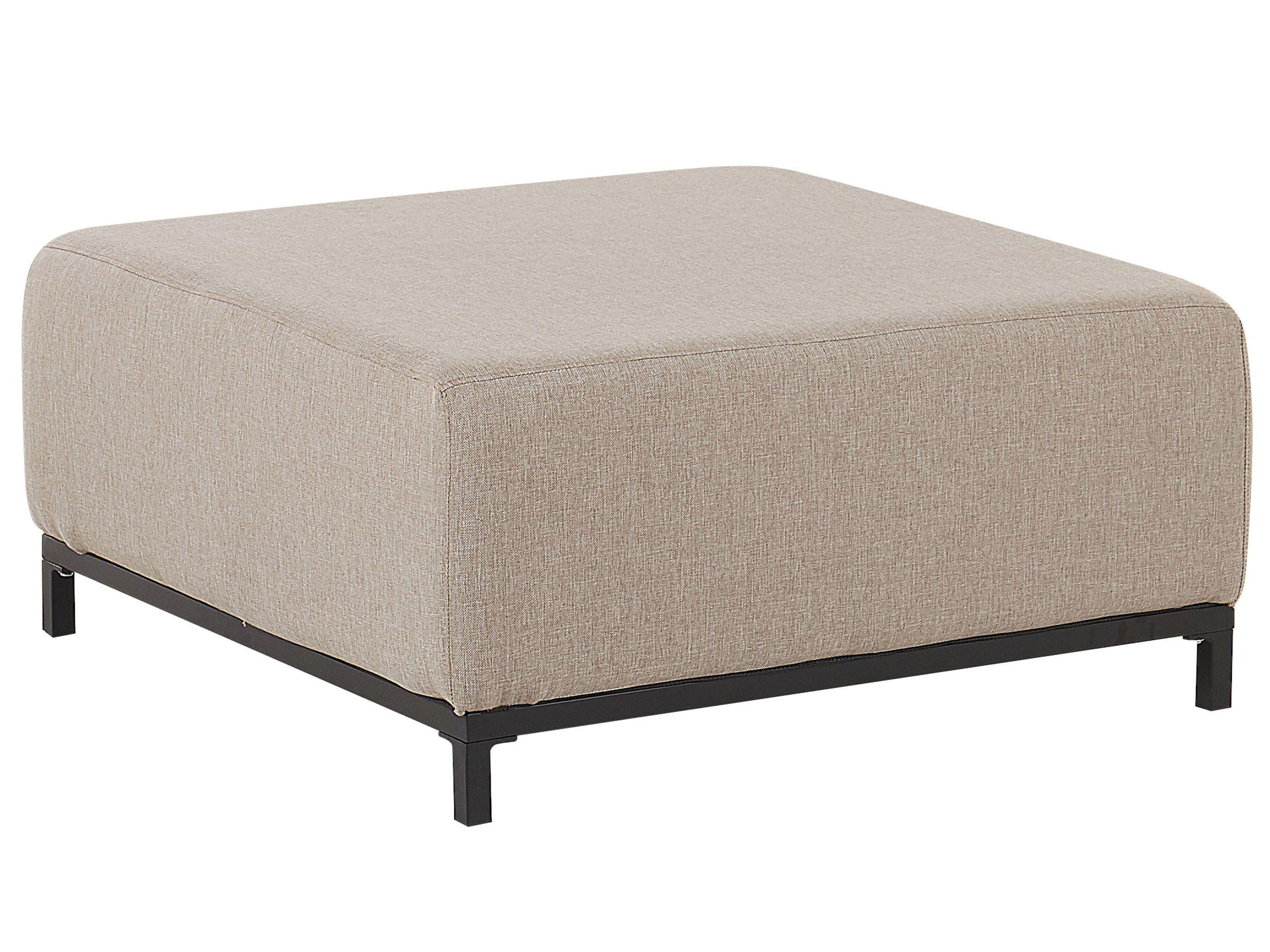 Garden Lounge Set with Table 5 Seater ROVIGO Beige