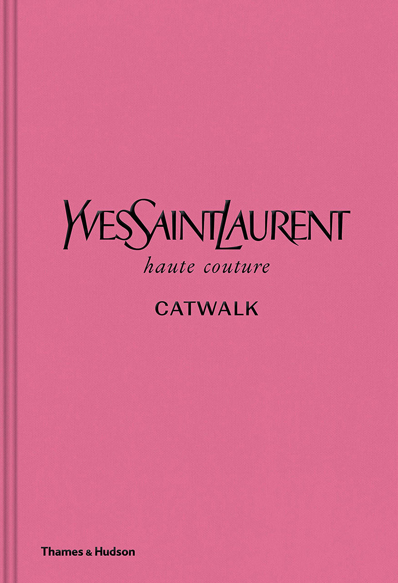 New-Mags koffietafelboek Yves Saint Laurent Catwalk - roze - 20 x 5.1 x 28.5