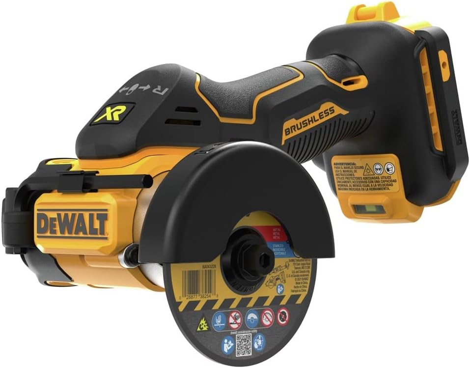 DEWALT DCS438BR 20V MAX XR Brushless Lithium-Ion 3 in. Cordless Cut-Off Tool (Tool Only) (Renewed)
