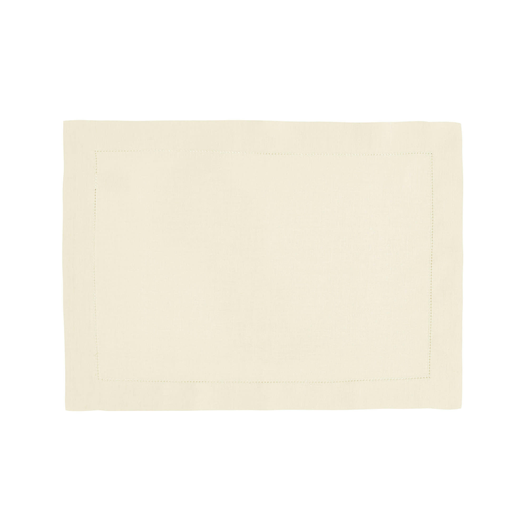 FLORENCE - Set de table en lin blanc 37x50