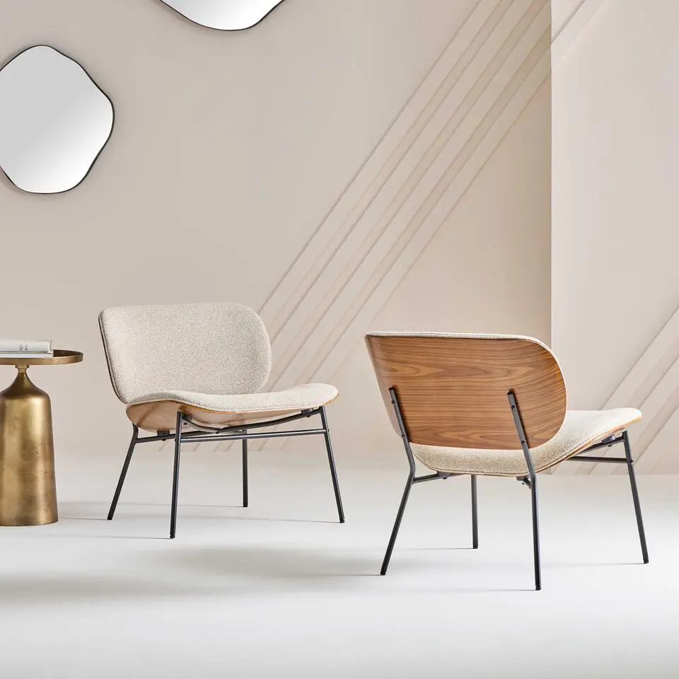 Signature - SERGE Fauteuil - Grijs - 65x62x68 cm