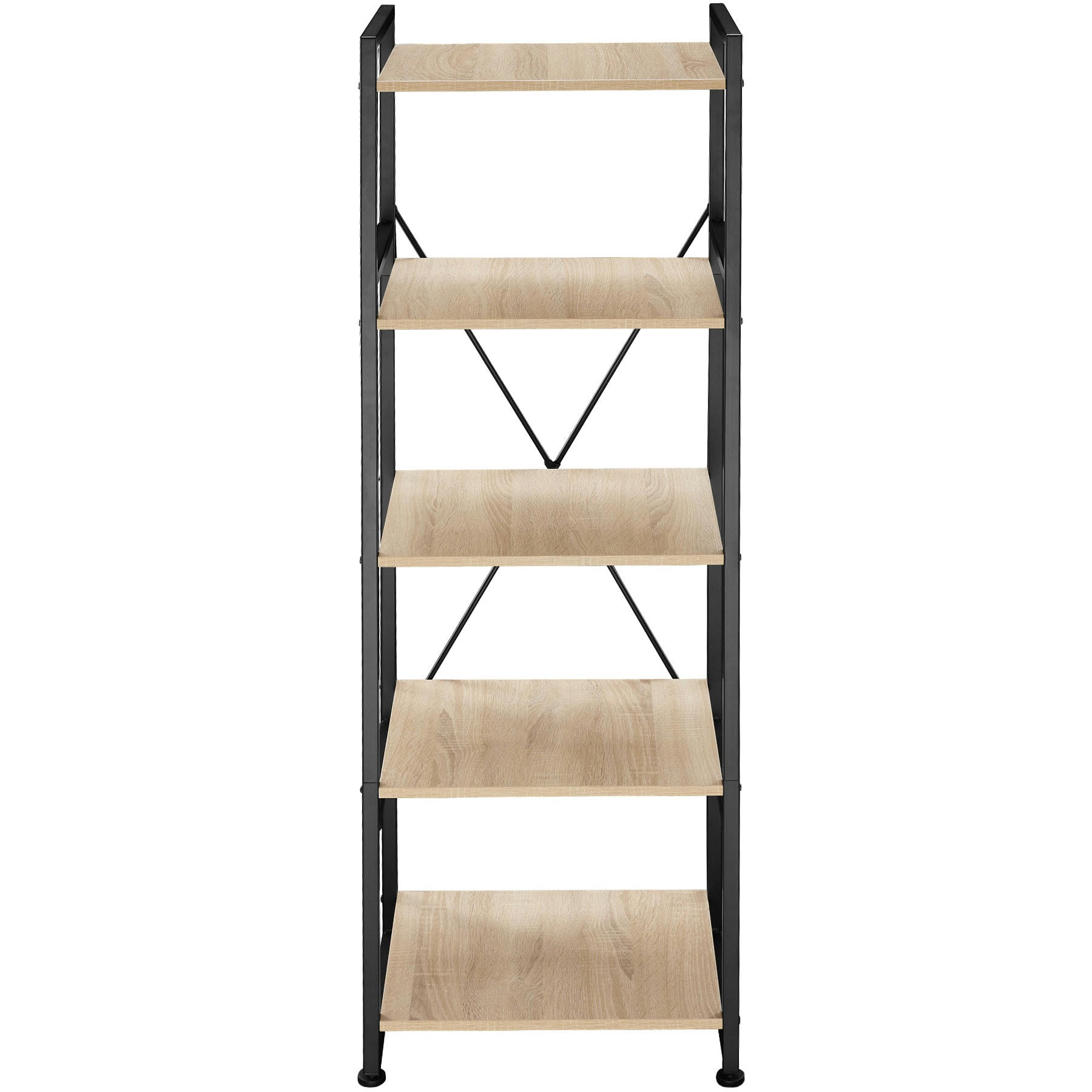 - Étagère Style industriel Bois clair industriel, Chêne Sonoma