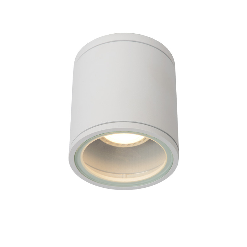 Spot pour salle de bain Aven blanc rond GU10 50 W LUCIDE