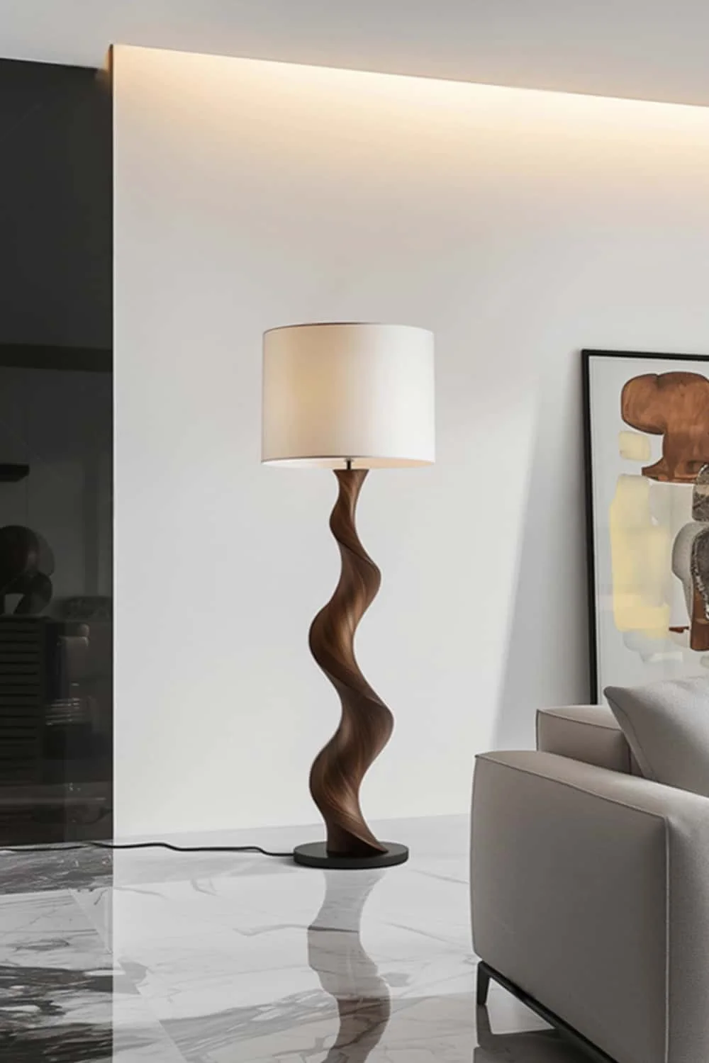 Wooden Art Lamp #WL034