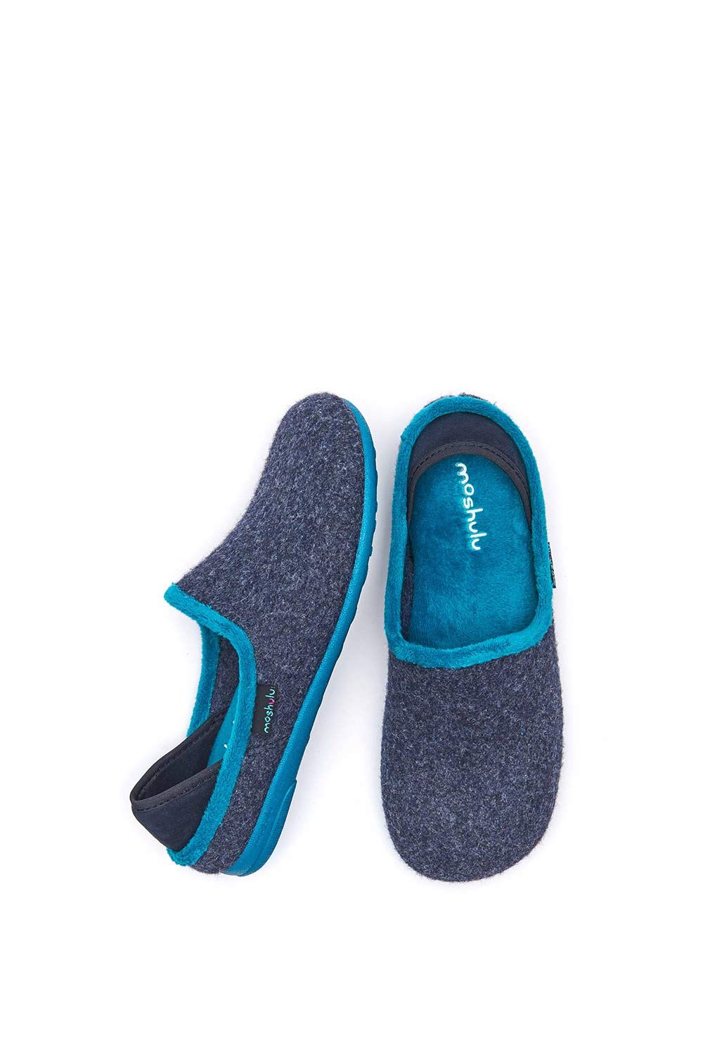 Moshulu Gelena' Felt Heel-cup Slippers