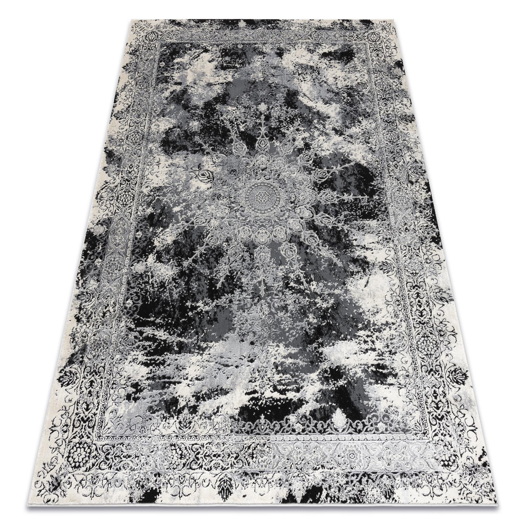 Dywan VINCI 1407 nowoczesny Rozeta vintage przecierany - 80x150 cm