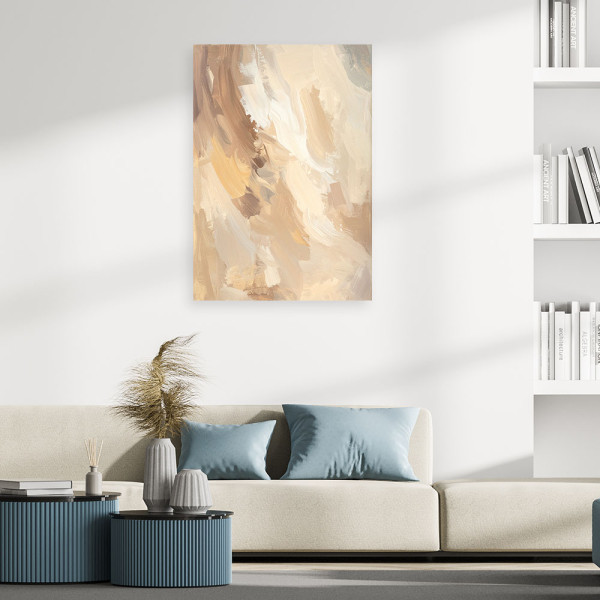 Obraz do salonu sypialni biura spa, Pastelowa Abstrakcja imitacja 20x30