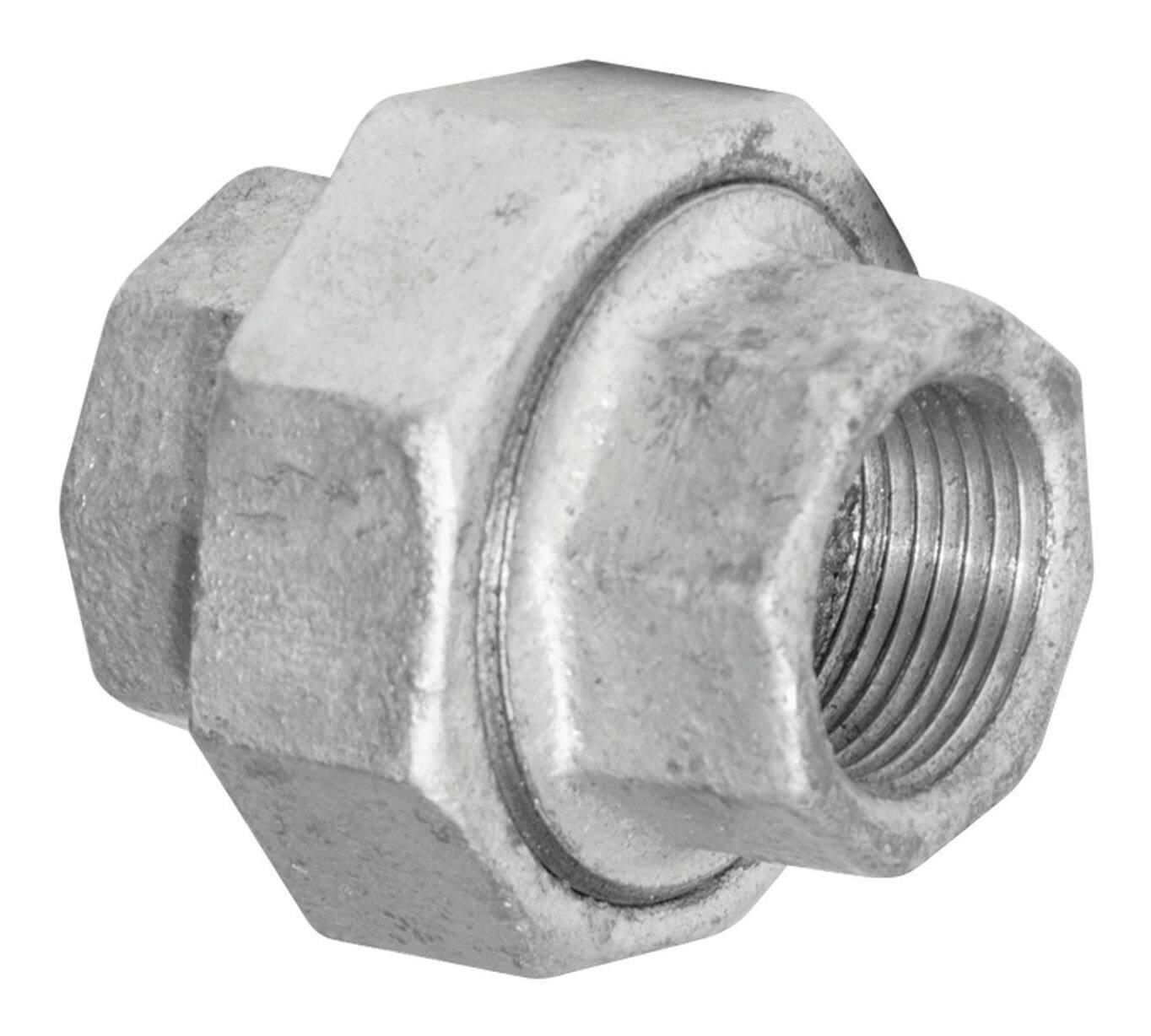 Aqua-Dynamic Galvanized Iron Fitting Union, 1-in