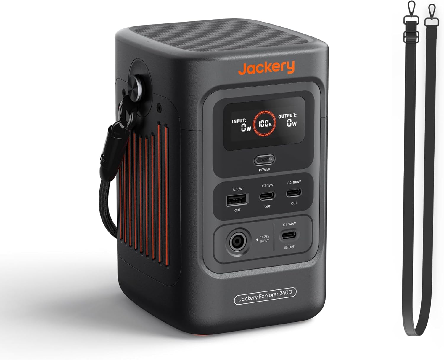 Jackery Explorer 240D Power Bank with Adjustable Strap