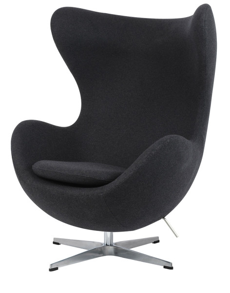 Noga i uchwyt EGG CLASSIC BLACK - stal lakierowana na czarno