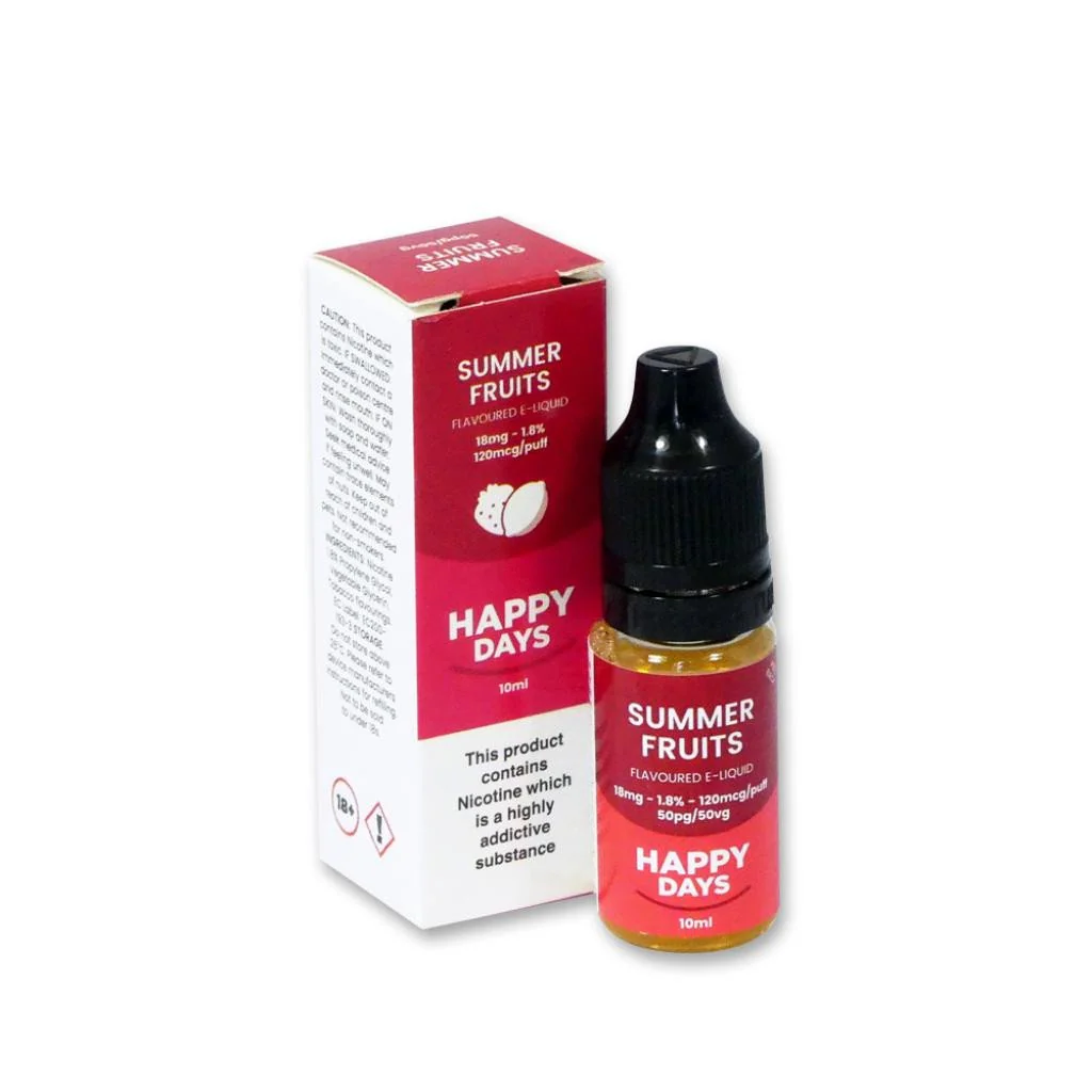 Happy Days Summer Fruits E-Liquid 18mg