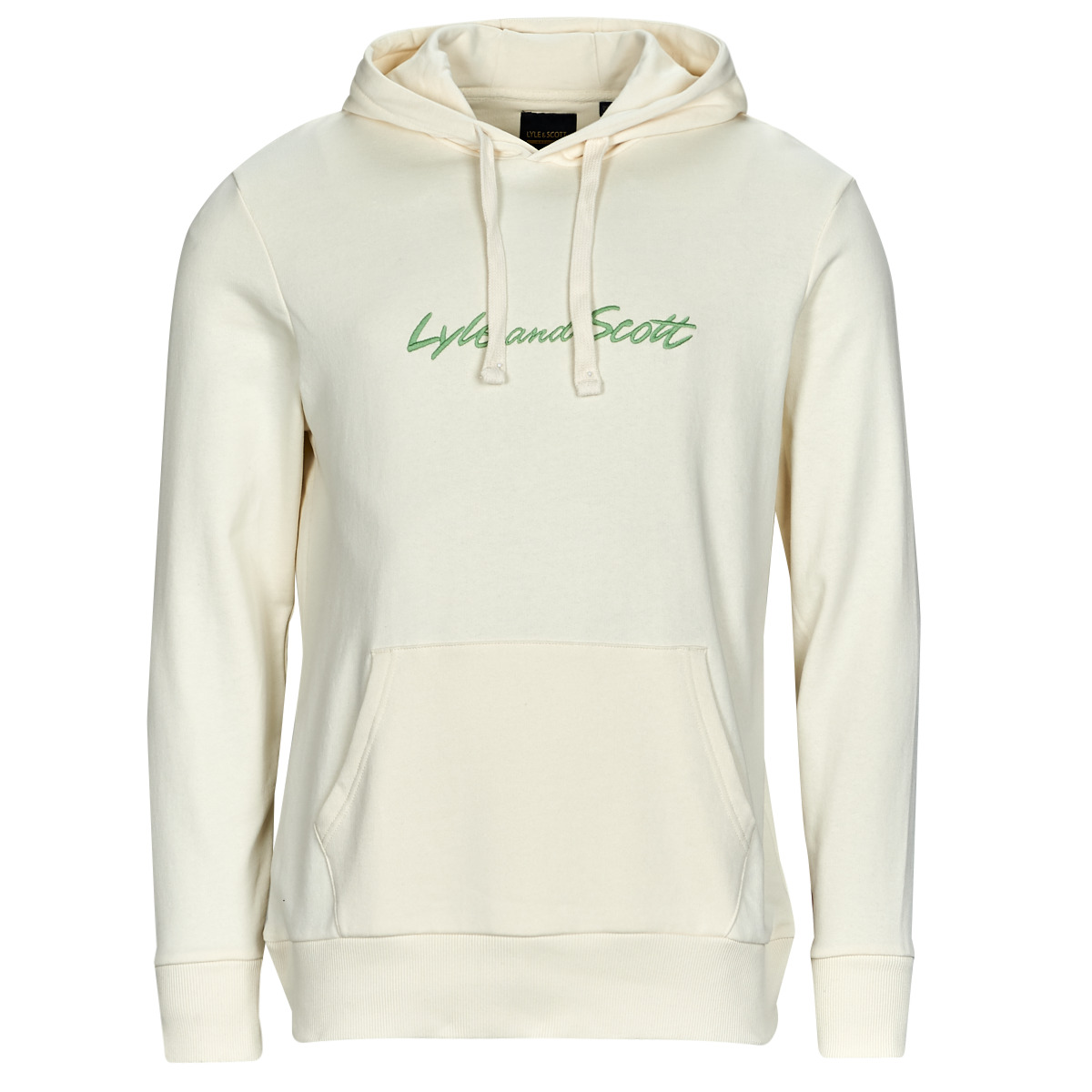 Lyle & Scott - EMBROIDERED LOGO HOODIE - White