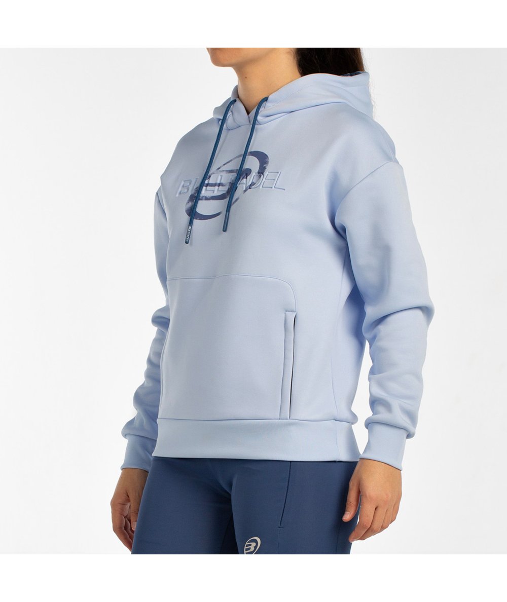 SUDADERA BULLPADEL BEFAS AZUL CELESTE
