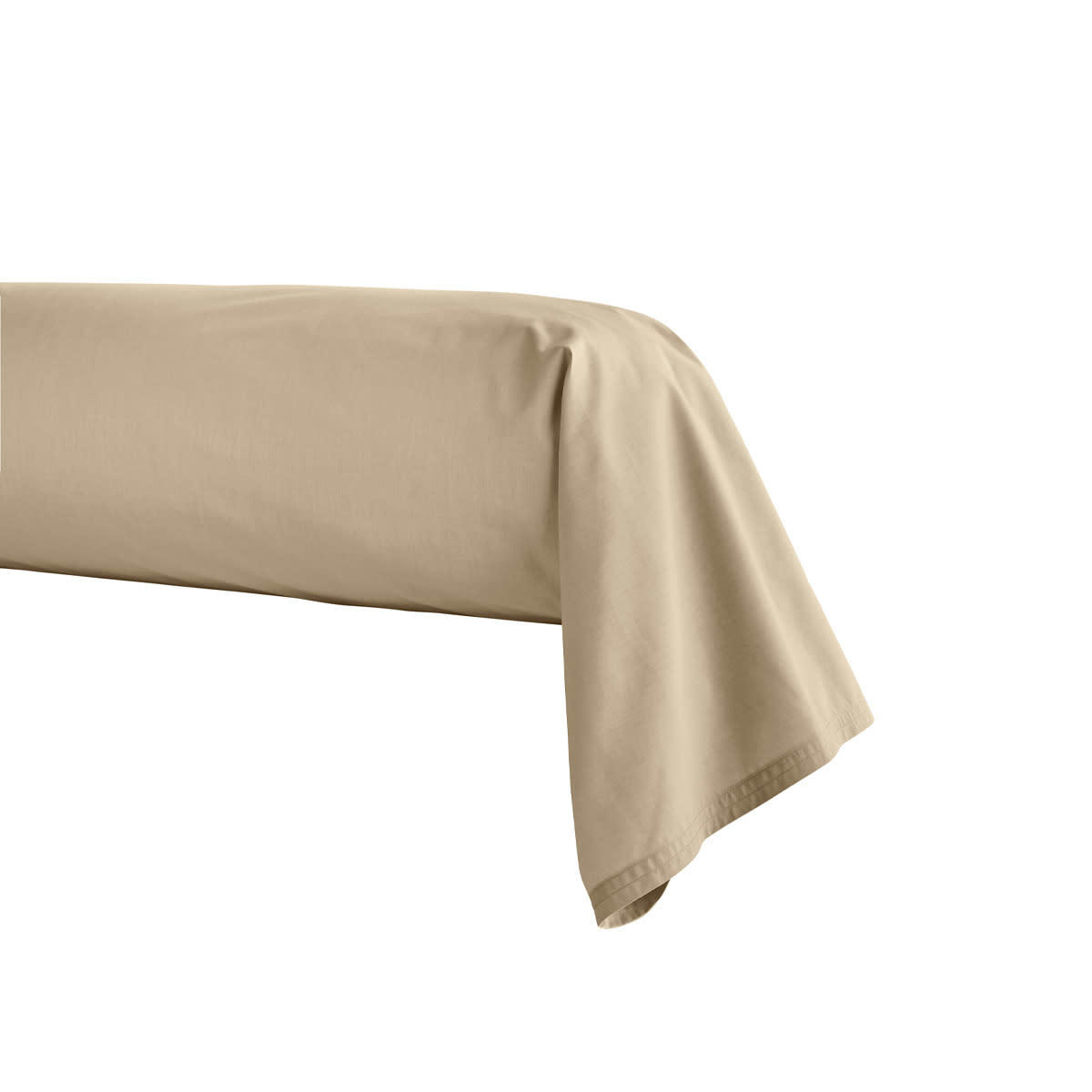 PREMIÈRE - Taie de traversin en percale de coton lin 43x190