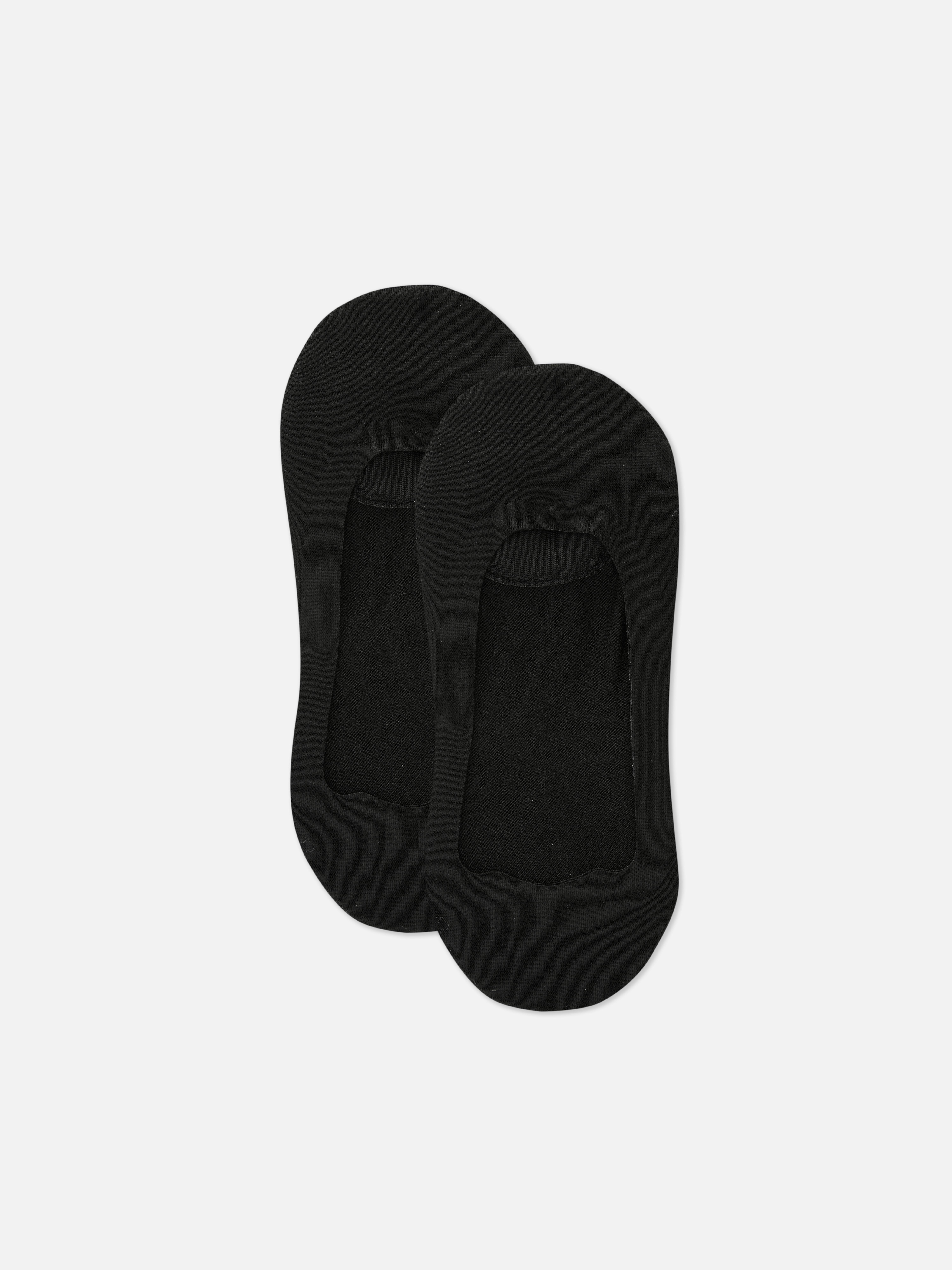 2pk Cushioned Foot Liner Socks