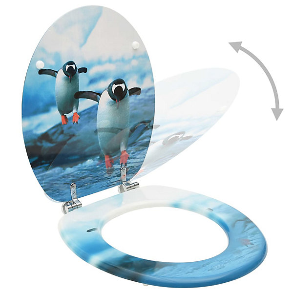 Lot de deux sièges abattants WC Helloshop26