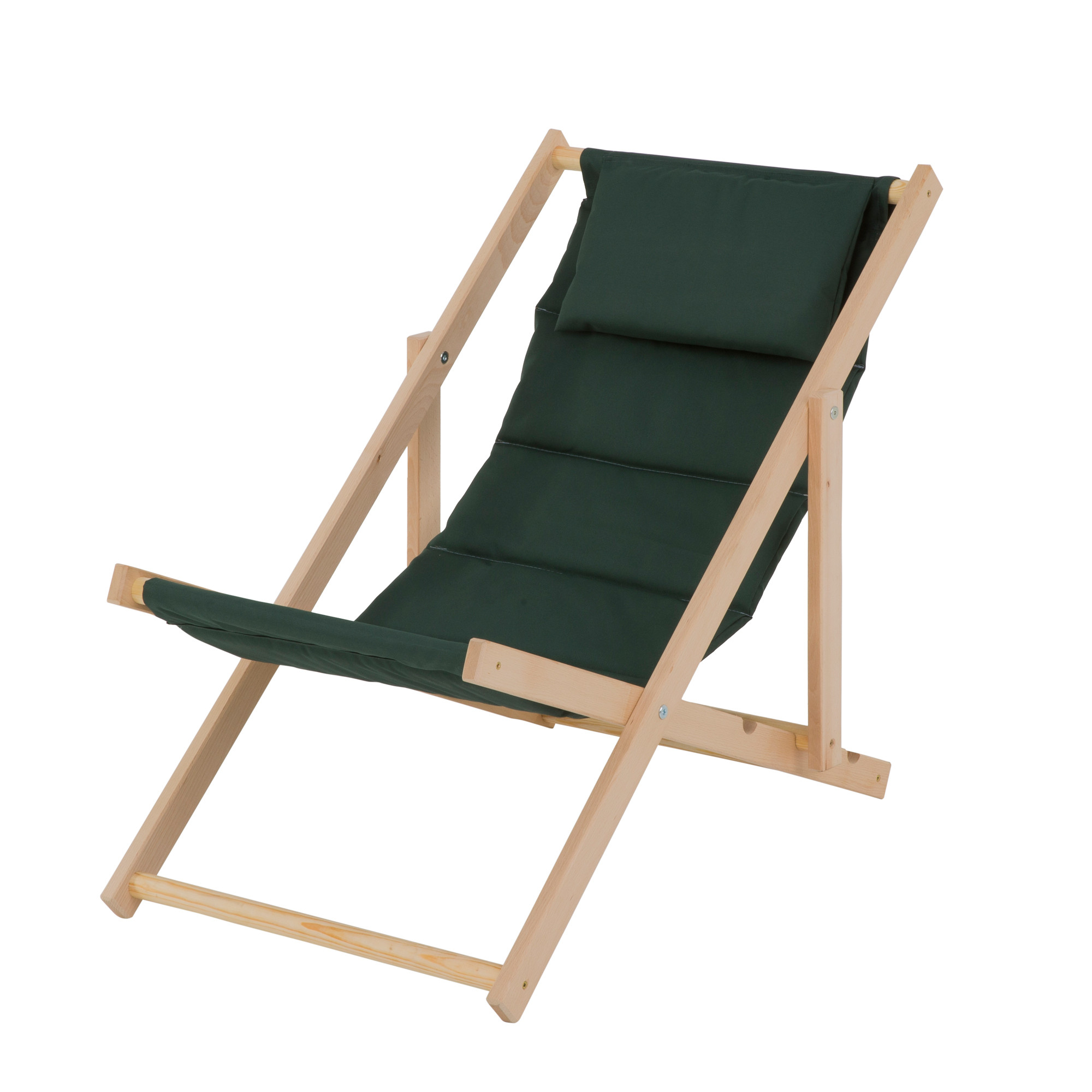 Leżak ogrodowy Hampton Lux zielony
