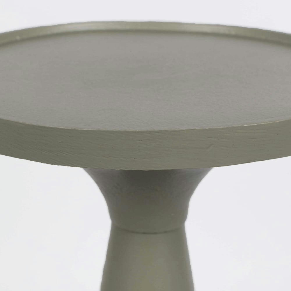 FLOSS - Table d'appoint en métal D28cm gris