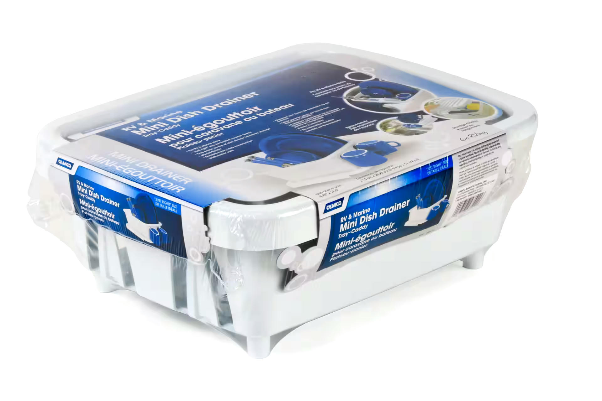 CAMCO 43511 Mini RV Dish Drainer & Tray, White