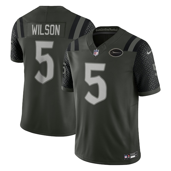 Garrett Wilson New York Jets Nike 2025 Rivalries Collection Limited Jersey - Gotham Green