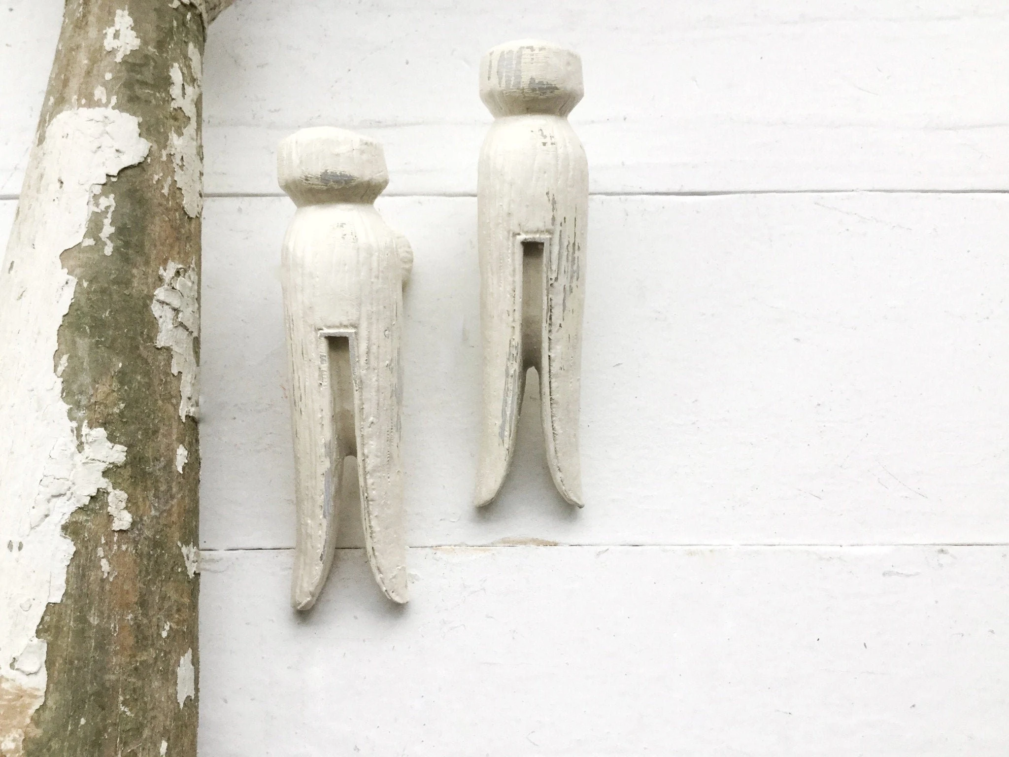 Vintage STYLE Laundry Clothes Pin Pulls , Shabby Kitchen Knobs Laundry Cabinet Knobs , DISTRESSED , New Home Laundry Room , Shabby Chic FALL