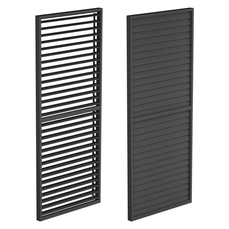 Boczny panel żaluzjowy, ruchomy 4m do pergoli aluminiowy